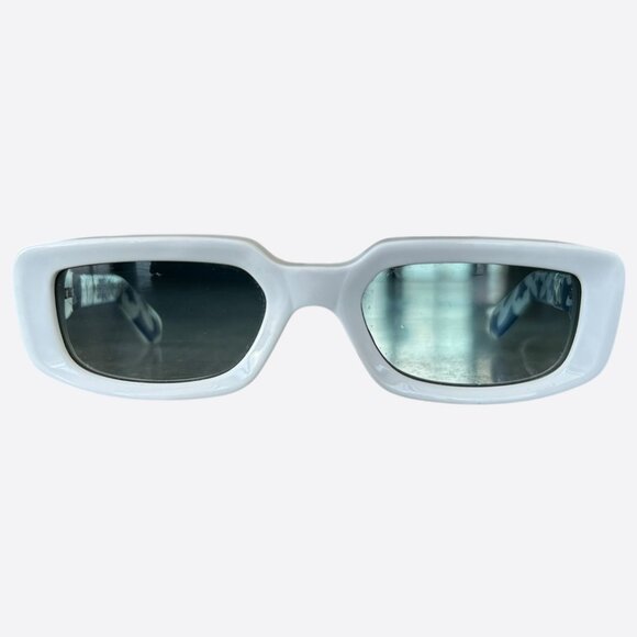 Chrome Hearts White & Silver Zelda Glasses